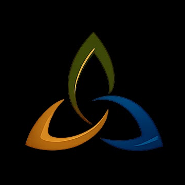 Das dreifarbige TRIAS Symbol